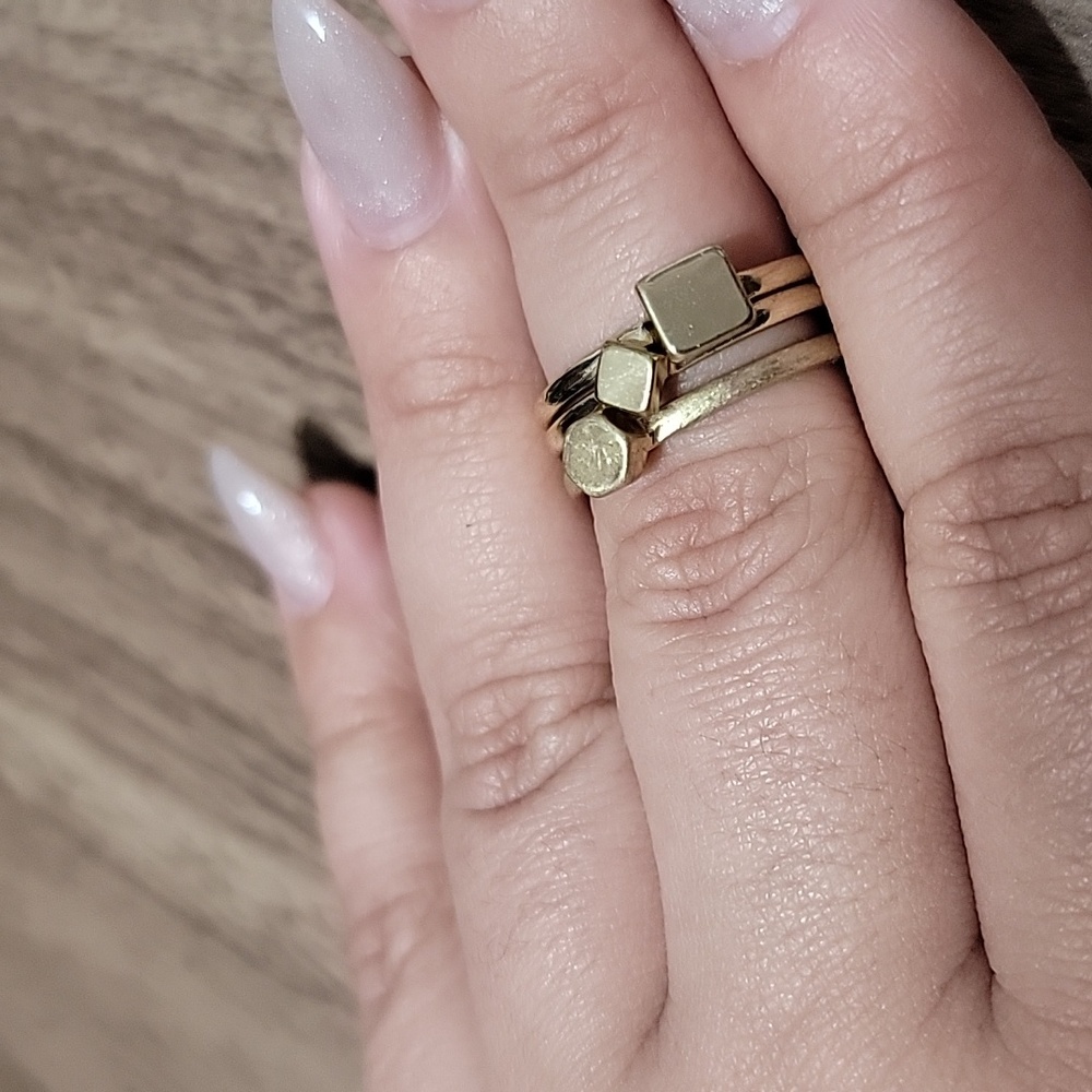 Gold Tone Ring Bundle